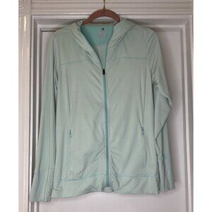 Kühl Women's Zip-Up Hoodie Jacket Mint Green Lightweight Full Zipper & Pockets S
